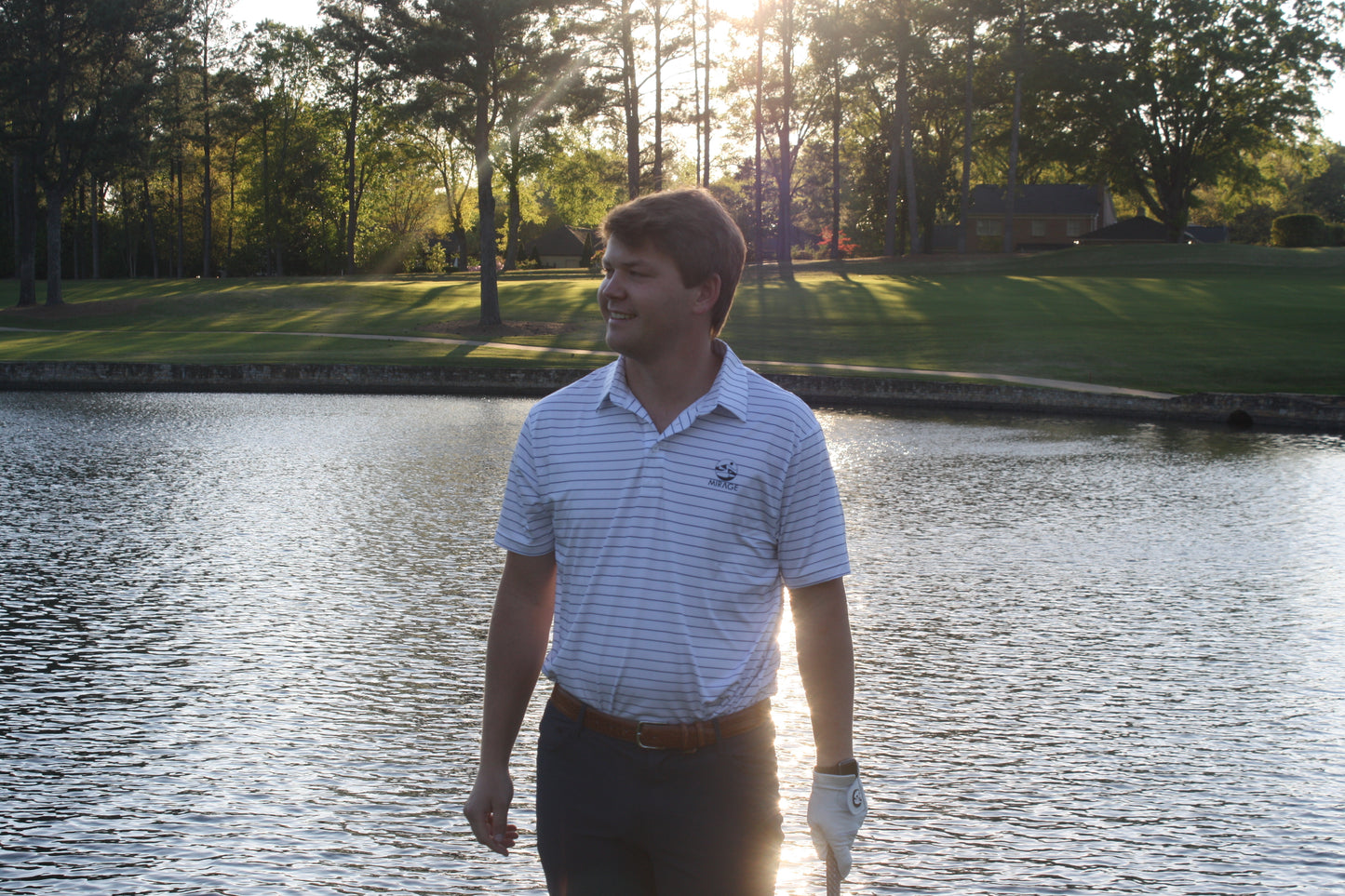 The Dock Polo - Blue & Navy Stripe